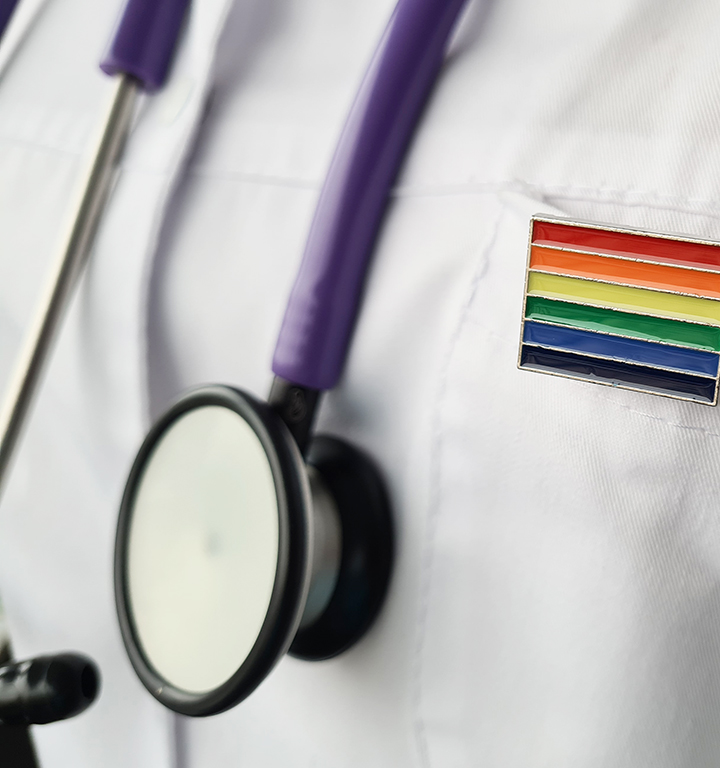 Graphic showcasing healthcare considerations for sexual and gender minorities