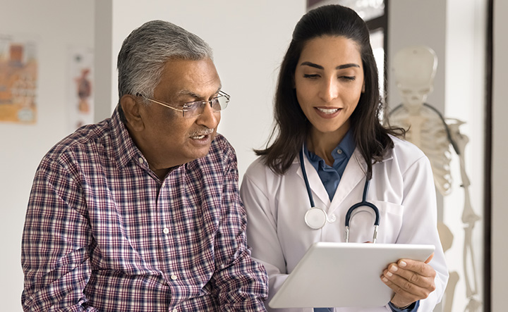 Healthcare literacy improvement concept with a focus on patient education