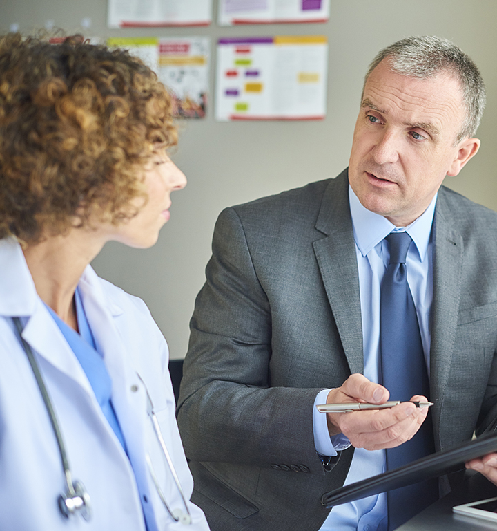 Image highlighting ostensible agency risks in healthcare