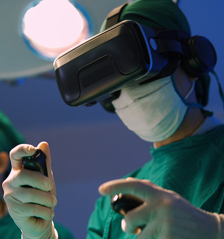 Illustration of robotic surgery advancements in healthcare