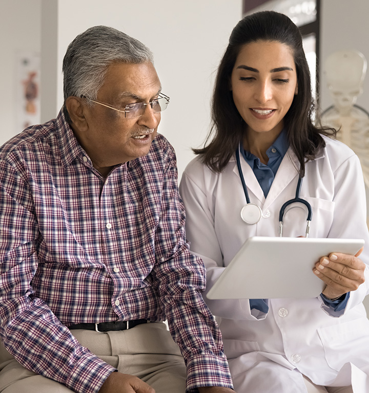 Healthcare literacy improvement concept with a focus on patient education