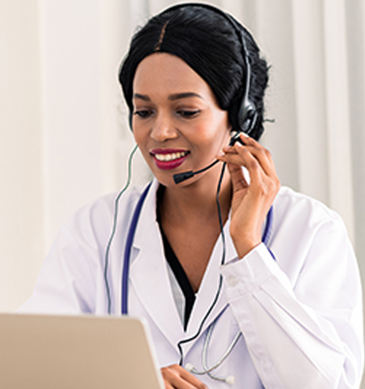 Speech recognition graphic showcasing technology in healthcare