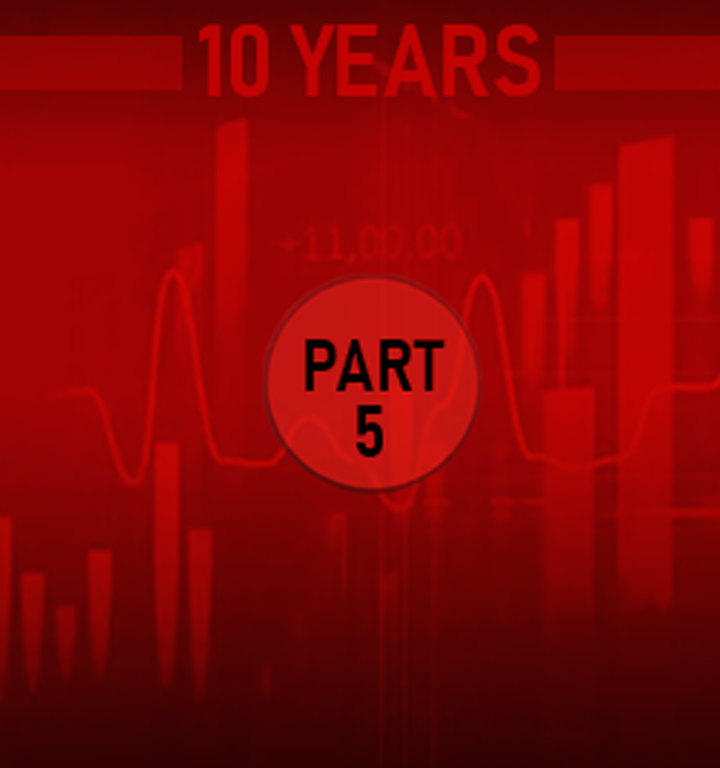 Insights graphic summarizing 10 years of healthcare data and trends